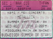 Metallica / Suicidal Tendencies / Candlebox on Aug 3, 1994 [180-small]
