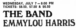 The Band / Emmylou Harris on Jul 7, 1976 [191-small]