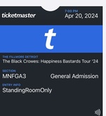 The Black Crowes / Glyders on Apr 20, 2024 [215-small]