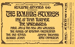 The Rolling Stones / Ike & Tina Turner / The Yardbirds on Sep 28, 1966 [389-small]