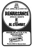 Renaissance / If / Al Stewart on Apr 20, 1974 [058-small]