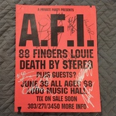 AFI, 88 fingers Louie , death by stereo on Jun 30, 1998 [765-small]