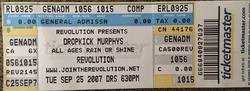 Dropkick Murphys / Horrorpops on Sep 25, 2007 [159-small]