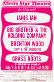 janis ian / Big Brother And The Holding Company / Brenton Wood / The Grass Roots / Kent & The Candidates / Janis Joplin on Jul 7, 1967 [224-small]