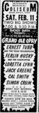 Jack Greene / Simon crum / Cal Smith / Ernest Tubb & the Texas Troubadours / Loretta Lynn / ferlin husky on Feb 11, 1967 [054-small]