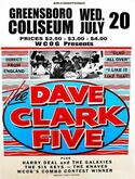 Dave Clark Five / Harry Deal And The Galaxies / The Six Keys / The Knaves on Jul 20, 1965 [854-small]