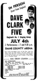 Dave Clark Five / Sandy Posey / The Gentrys on Jul 4, 1966 [916-small]