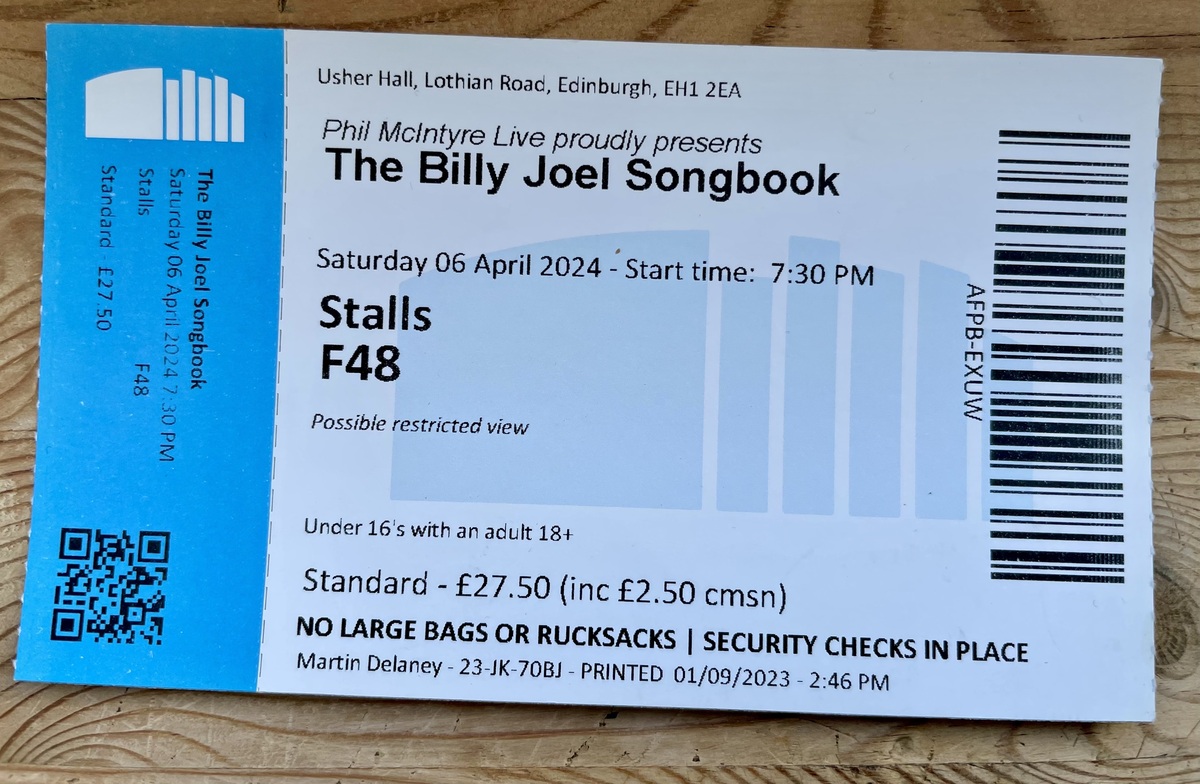 The Billy Joel Songbook Concert & Tour History (Updated for 2024 2025