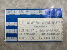 Tom Petty And The Heartbreakers / Georgia Satellites / The Del Fuegos on Jun 11, 1987 [352-small]