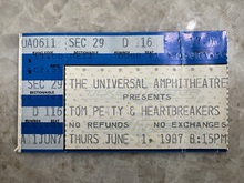 Tom Petty And The Heartbreakers / The Georgia Satellites / The Del Fuegos on Jun 11, 1987 [352-small]