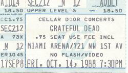 Grateful Dead on Oct 14, 1988 [508-small]