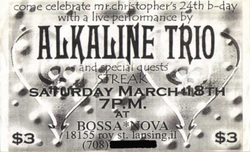 Alkaline Trio / The Honor System / Streak on Mar 18, 2000 [546-small]