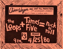 Times Five / The Loops on Apr 25, 1980 [993-small]
