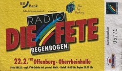 Radio Regenbogen Die Fete on Feb 22, 1998 [500-small]