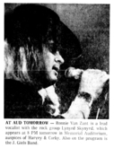 Lynyrd Skynyrd / The J. Geils Band / The Alpha Band on Oct 29, 1976 [669-small]