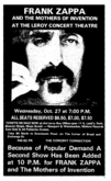 Frank Zappa / The Mothers Of Invention on Oct 27, 1976 [101-small]