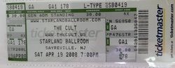 The Cult / Third Party / The Cliks on Apr 19, 2008 [181-small]