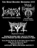 Vital Remains / Incantation / Shadows Of The Fallen / Throwing Shrapnel / Eyes of the Dead / Baphomets Horns on Dec 18, 2005 [311-small]