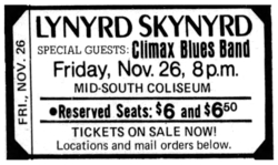 Lynyrd Skynyrd / Climax Blues Band on Nov 26, 1976 [338-small]