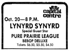 Lynyrd Skynyrd / Pure Prairie League / Be Bop Deluxe on Oct 20, 1976 [347-small]