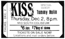 KISS / Dr. Hook on Dec 2, 1976 [682-small]