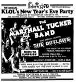 The Marshall Tucker Band / The Outlaws on Dec 31, 1976 [934-small]