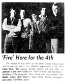 Dave Clark Five / Sandy Posey / The Gentrys on Jul 4, 1966 [004-small]