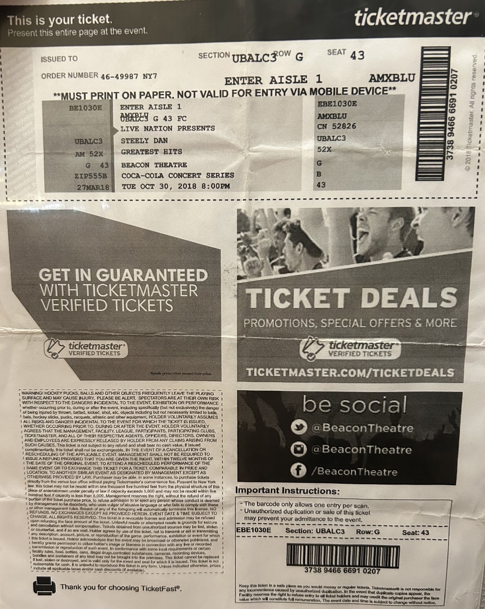 Steely Dan Concert & Tour History (Updated for 2024 2025) Concert