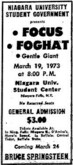 Focus / Foghat / Gentle Giant on Mar 19, 1973 [684-small]