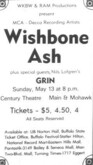 Wishbone Ash / Grin on May 13, 1973 [727-small]