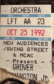 Grover Washington Jr on Oct 25, 1992 [810-small]