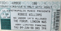 Robbie Williams / The Montrose Avenue on Jun 4, 1998 [682-small]
