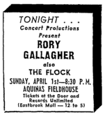 Rory Gallagher / the flock on Apr 1, 1973 [242-small]
