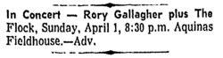Rory Gallagher / the flock on Apr 1, 1973 [244-small]