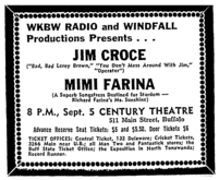 Jim Croce / Mimi Farina on Sep 5, 1973 [534-small]