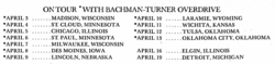 Bachman-Turner Overdrive / Bob Seger / Thin Lizzy on Apr 3, 1975 [474-small]