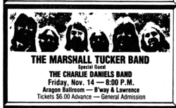 The Marshall Tucker Band / The Charlie Daniels Band on Nov 14, 1975 [671-small]