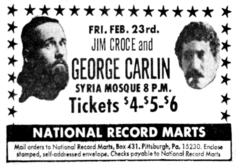 George Carlin / Jim Croce on Feb 23, 1973 [171-small]