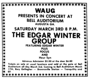 Edgar Winter / Focus / Hour Syn on Mar 3, 1973 [384-small]