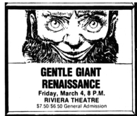 Gentle Giant / Renaissance on Mar 4, 1977 [620-small]