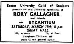 Rory Gallagher / Byzantium on Mar 18, 1972 [114-small]