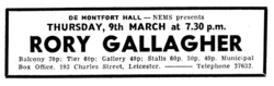 Rory Gallagher / Nazareth on Mar 9, 1972 [135-small]