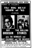 Roy Orbison / The Rolling Stones / The Newbeats / Ray Columbus And The Invaders on Jan 22, 1965 [319-small]