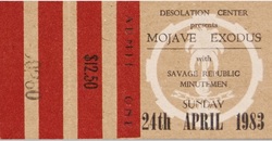 Mojave Exodus / Savage Republic / Minutemen on Apr 24, 1983 [589-small]