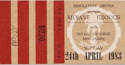 Mojave Exodus / Savage Republic / Minutemen on Apr 24, 1983 [589-small]