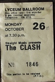 The Clash / Havana Let's Go on Oct 26, 1981 [821-small]