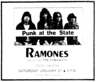 Ramones / The Runaways on Jan 21, 1978 [954-small]