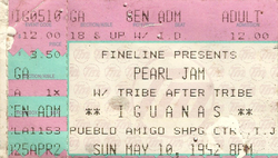 Pearl Jam / Tribe After Tribe on May 10, 1992 [416-small]