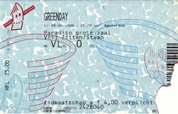 tags: Ticket - Green Day on Feb 6, 1998 [782-small]