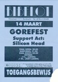 tags: Ticket - Gorefest / Silicon Head on Mar 14, 1998 [784-small]